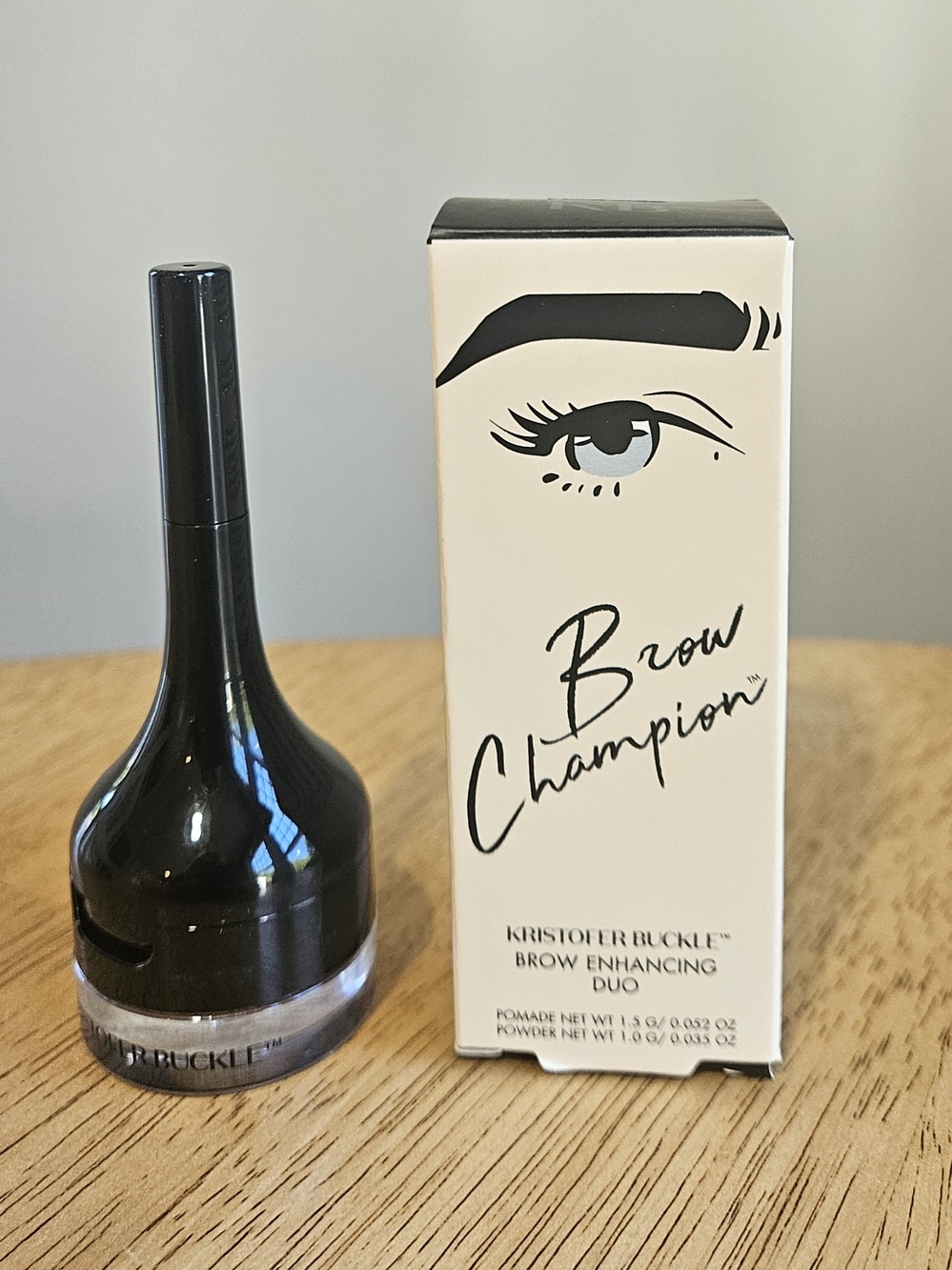 Kristoffer Buckle Brow Champion Brow Enhancing Duo - Black